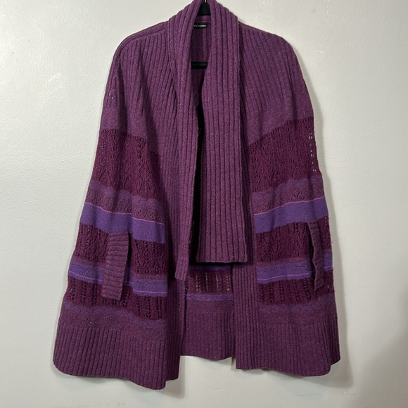 Moda International Purple Long Wool Cape size M / L - gently used - Picture 3 of 15